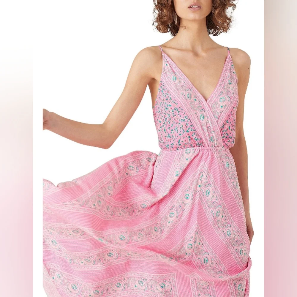 TIGERLILY Malia Pink Floral Maxi Dress RRP$249 - Picture 3 of 16